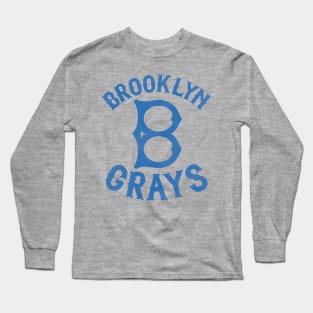 Defunct Brooklyn Grays Baseball Team Long Sleeve T-Shirt